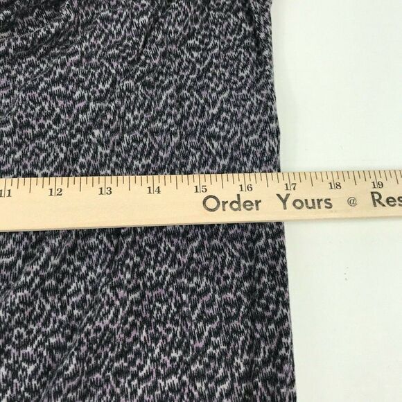 Michael Kors Womens Top Cap Short Sleeve Tank Stretch Cowl Neck Print Shirt XS - Picture 9 of 12